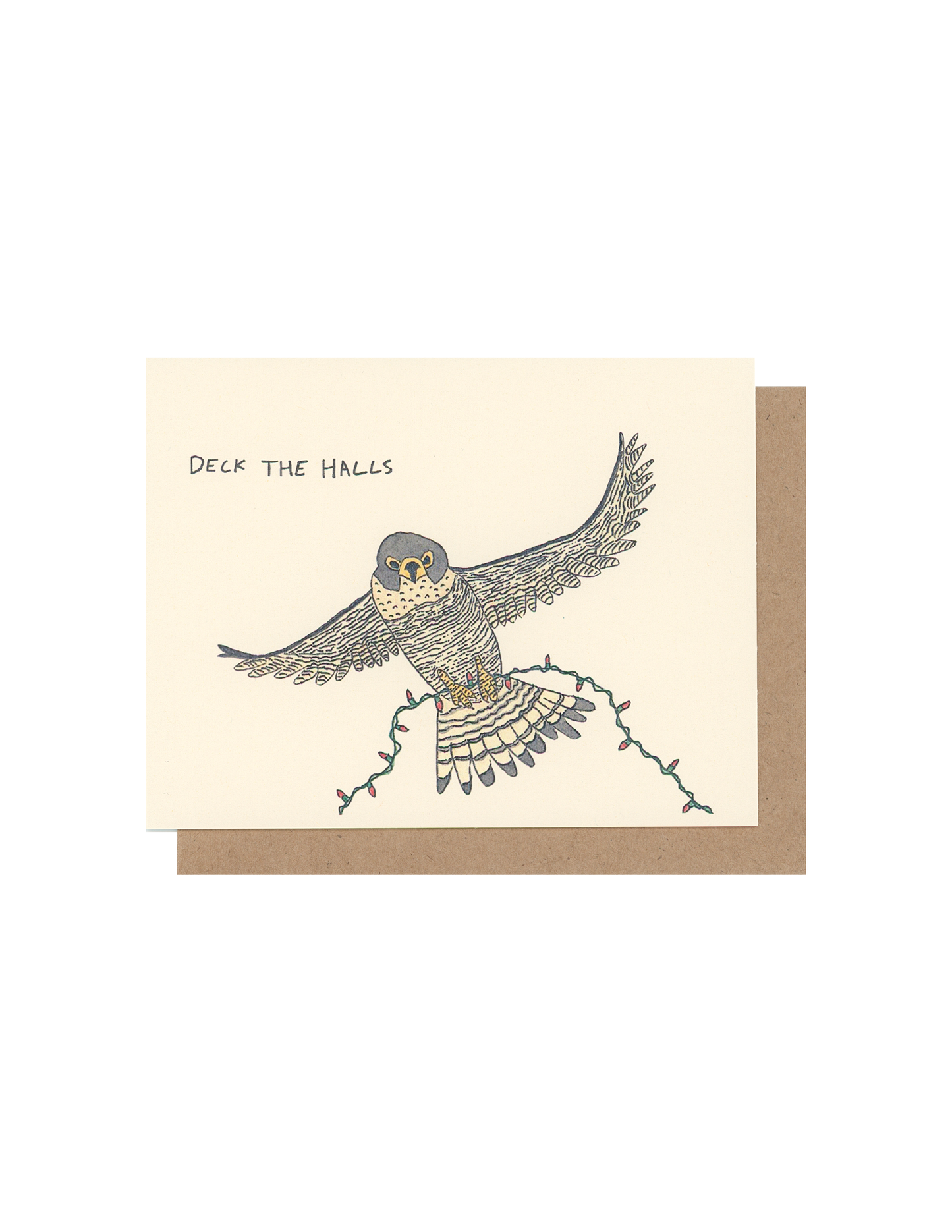 Peregrine Falcon Christmas Card