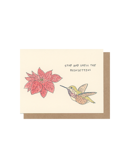 Hummingbird Christmas Card