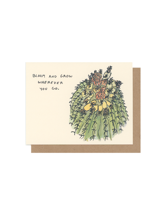 Cactus Bloom Card