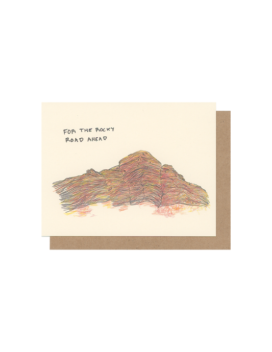 Rocky Road Ahead Card
