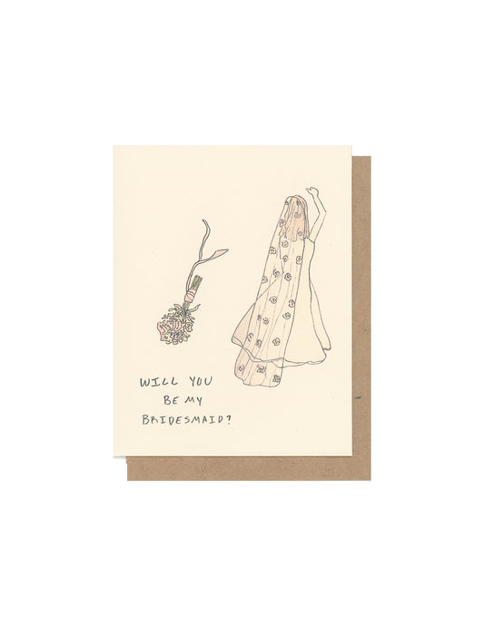 Be My Bridesmaid Card