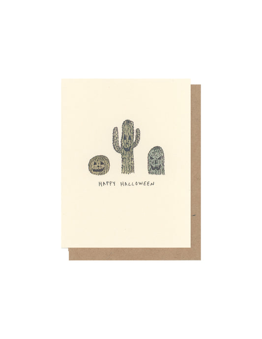 Cactus Halloween Card
