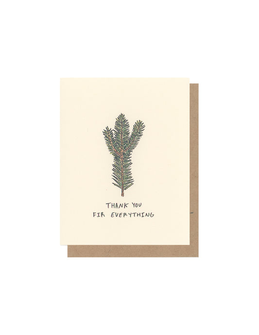 Thank You Fir Everything Card