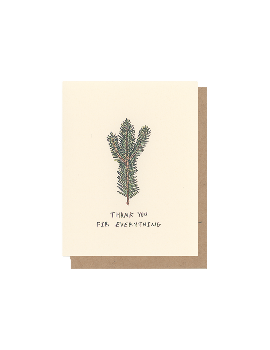 Thank You Fir Everything Card