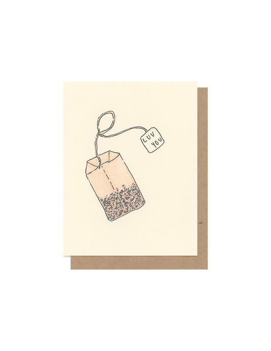 Romantic Tea Card